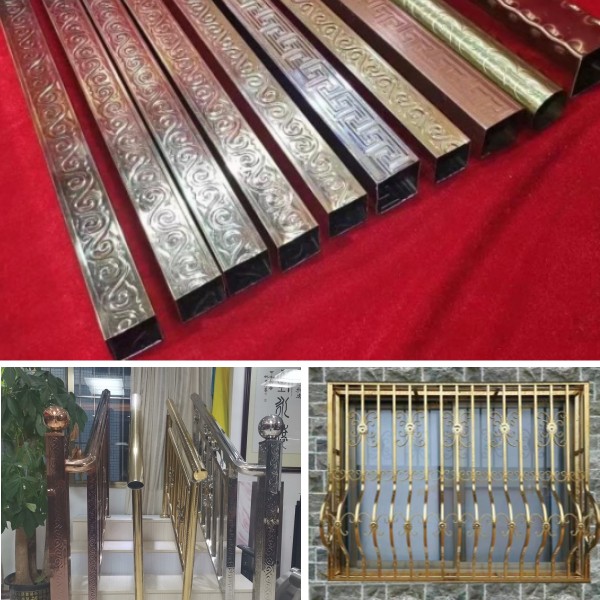 304不锈钢彩色管应用